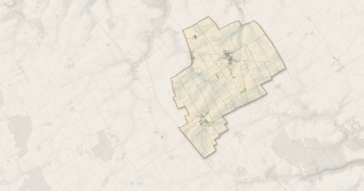 Portrait cartographique de Villemardy : relief, eau, forêts, bâti et voies, calculés à partir des données de l'IGN