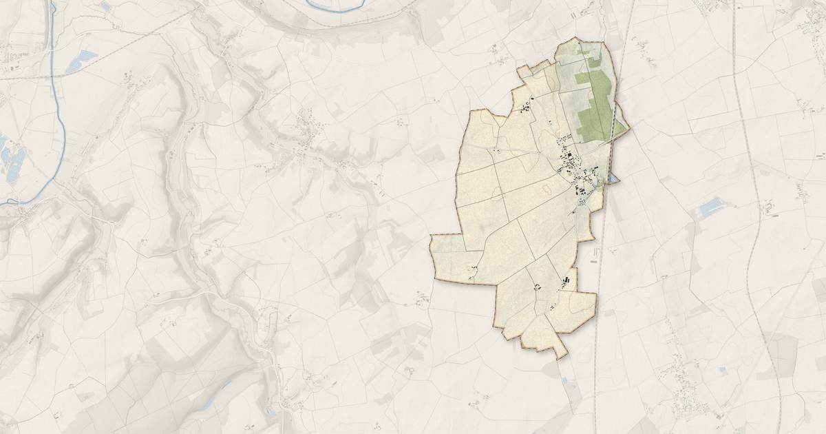 Portrait cartographique de Villiersfaux : relief, eau, forêts, bâti et voies, calculés à partir des données de l'IGN