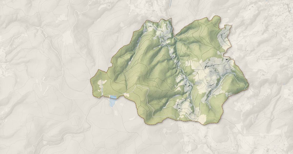Portrait cartographique de Arcon : relief, eau, forêts, bâti et voies, calculés à partir des données de l'IGN