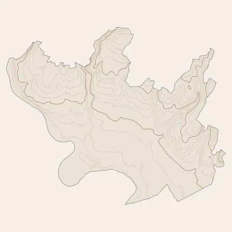 Balbigny : courbes de niveau