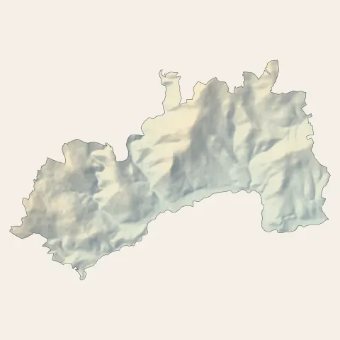 Bourg-Argental : relief