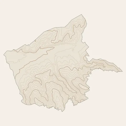 Le Chambon-Feugerolles : courbes de niveau