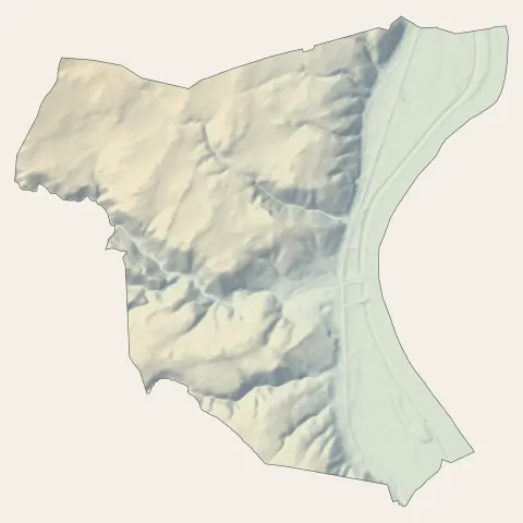 Chavanay : relief