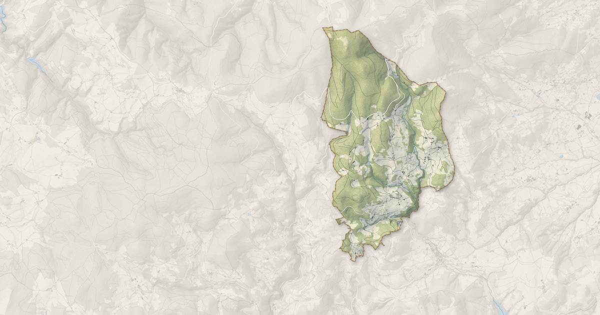 Portrait cartographique de Colombier : relief, eau, forêts, bâti et voies, calculés à partir des données de l'IGN