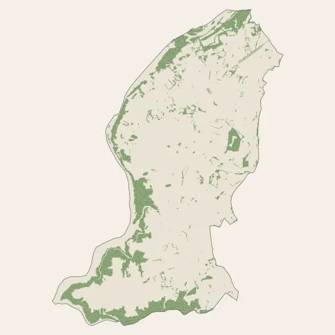 Commelle-Vernay : bois, forêts et landes