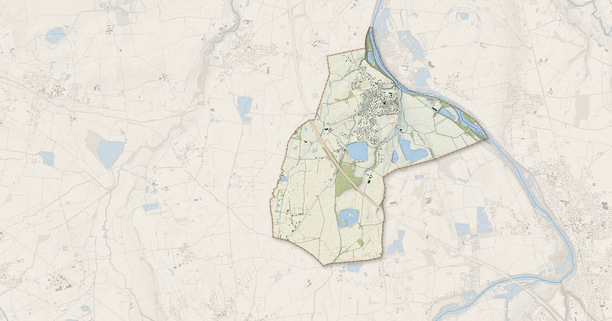 Portrait cartographique de Craintilleux : relief, eau, forêts, bâti et voies, calculés à partir des données de l'IGN