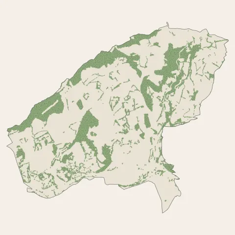 L'Étrat : bois, forêts et landes