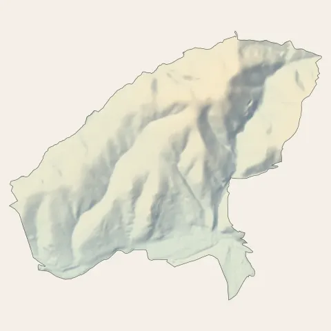 L'Étrat : relief