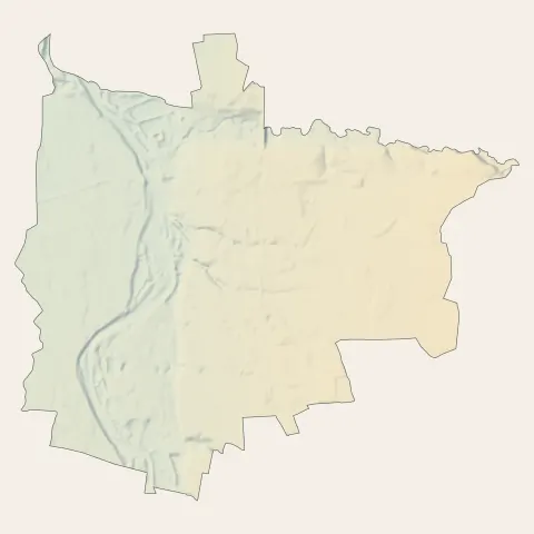Feurs : relief