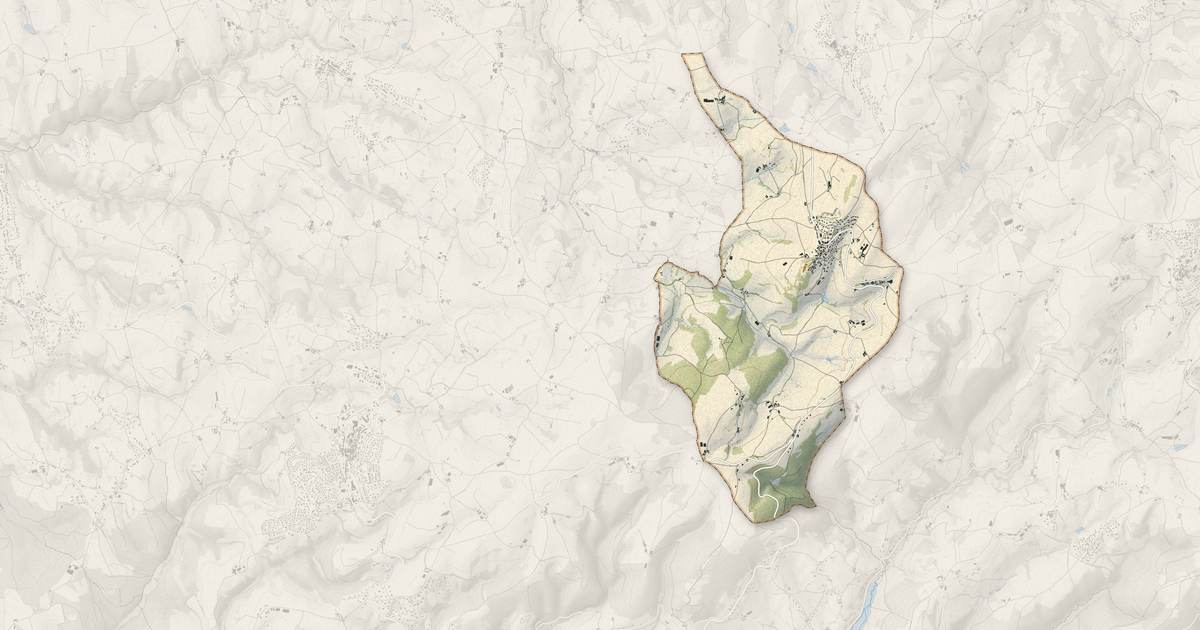 Portrait cartographique de Fontanès : relief, eau, forêts, bâti et voies, calculés à partir des données de l'IGN