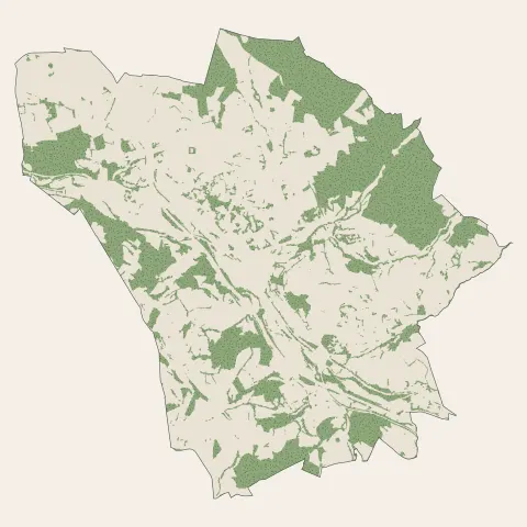 La Fouillouse : bois, forêts et landes