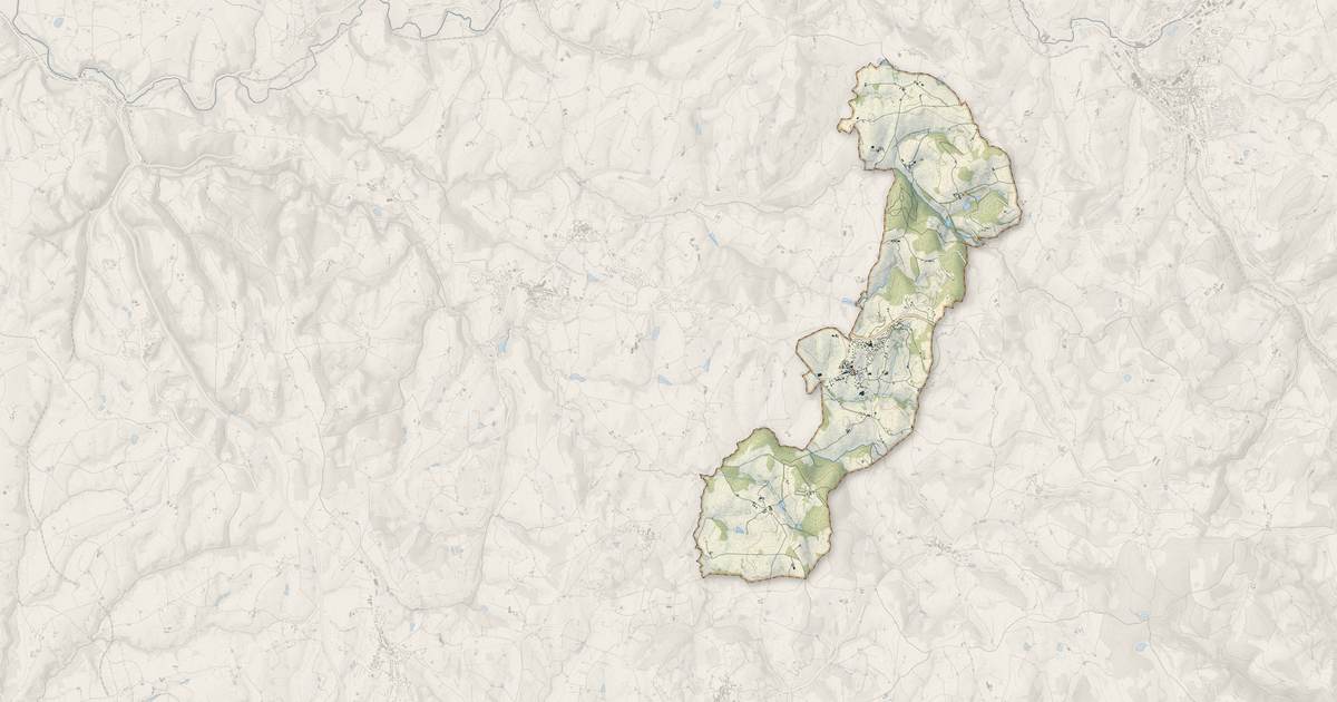 Portrait cartographique de Fourneaux : relief, eau, forêts, bâti et voies, calculés à partir des données de l'IGN