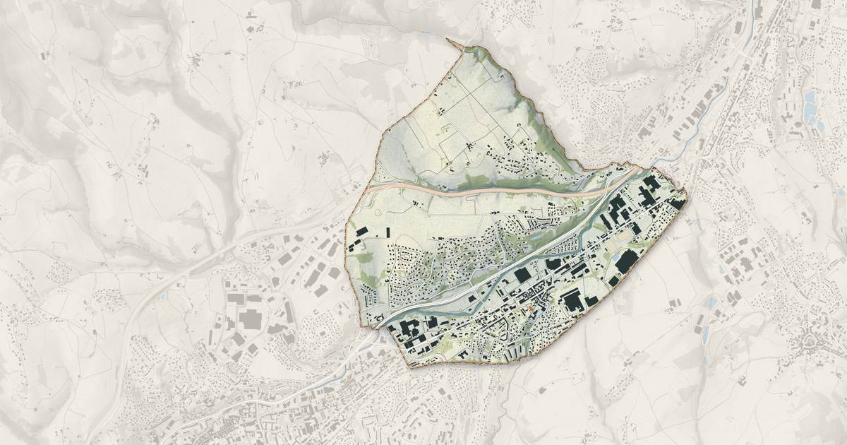 Portrait cartographique de L'Horme : relief, eau, forêts, bâti et voies, calculés à partir des données de l'IGN