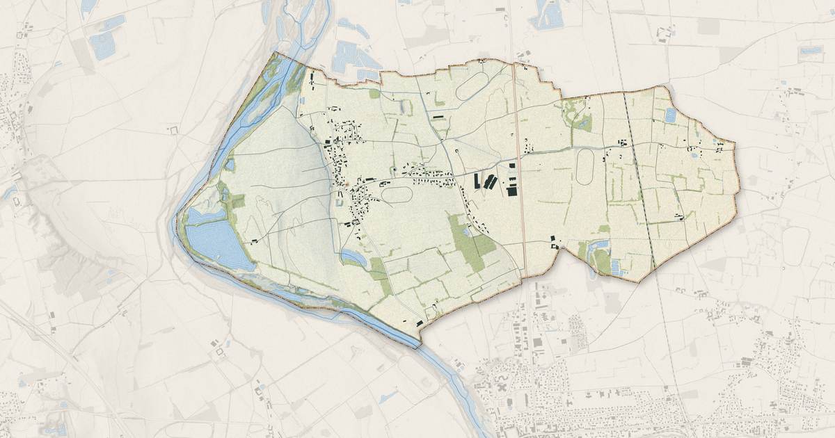 Portrait cartographique de Marclopt : relief, eau, forêts, bâti et voies, calculés à partir des données de l'IGN