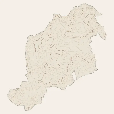 Panissières : courbes de niveau