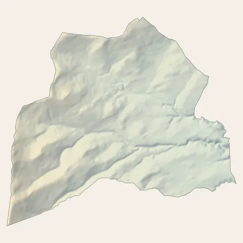 Pélussin : relief