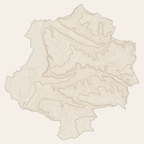 Perreux : courbes de niveau