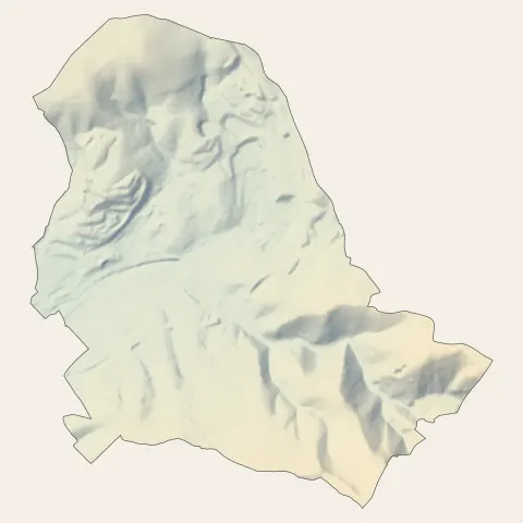 La Ricamarie : relief