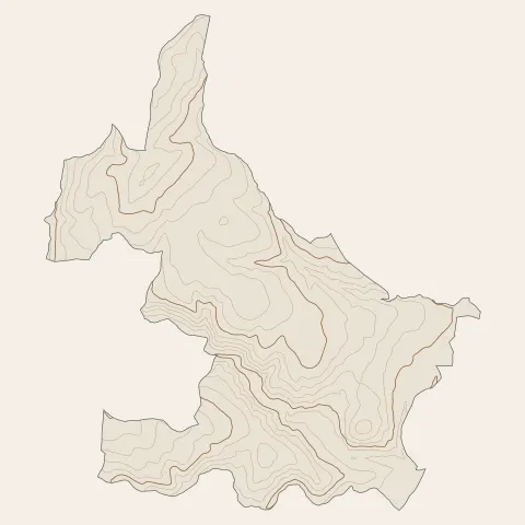 Genilac : courbes de niveau