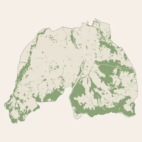 Saint-Just-Saint-Rambert : bois, forêts et landes