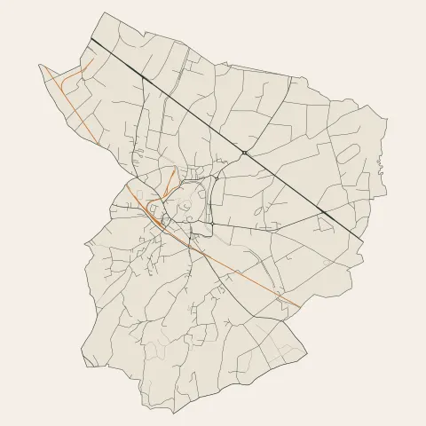 Saint-Romain-le-Puy : voies