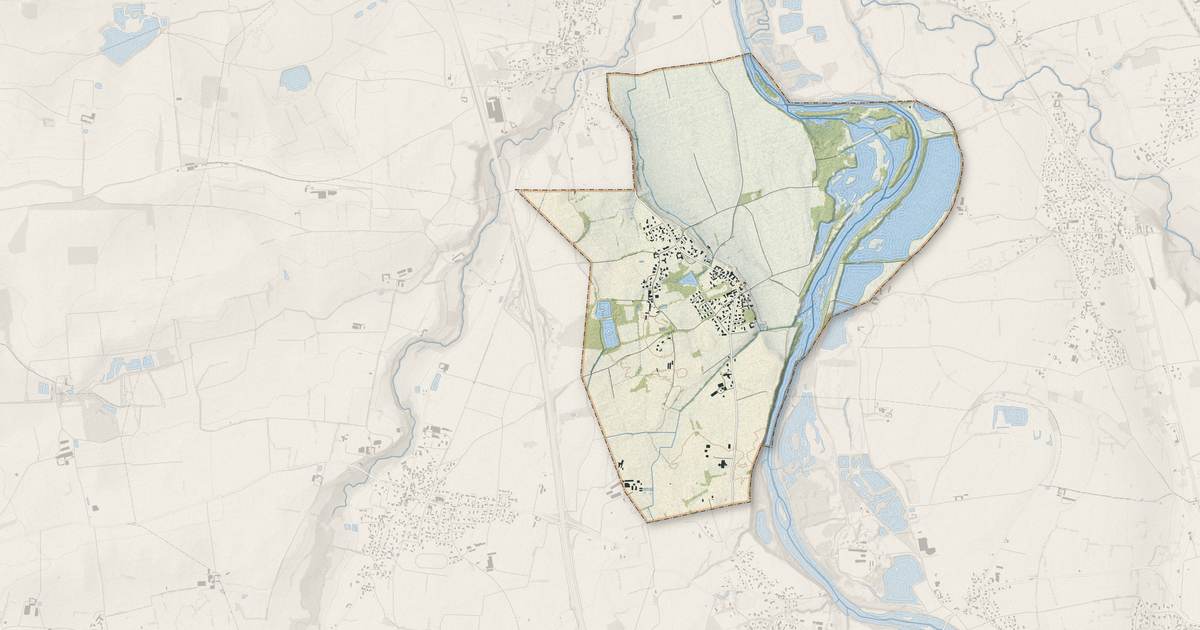 Portrait cartographique de Unias : relief, eau, forêts, bâti et voies, calculés à partir des données de l'IGN