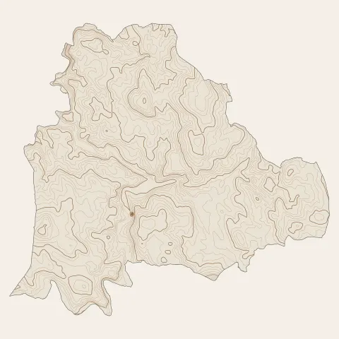 Le Chambon-sur-Lignon : courbes de niveau