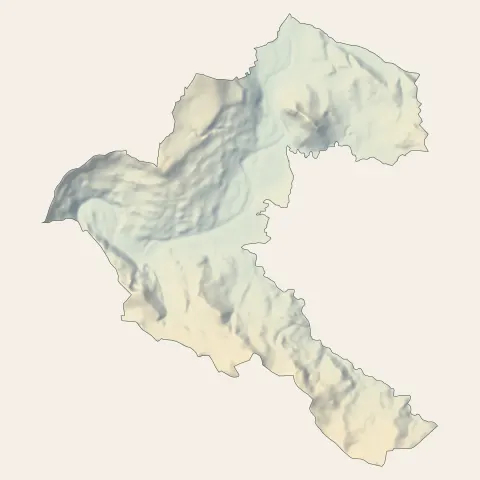 Coubon : relief