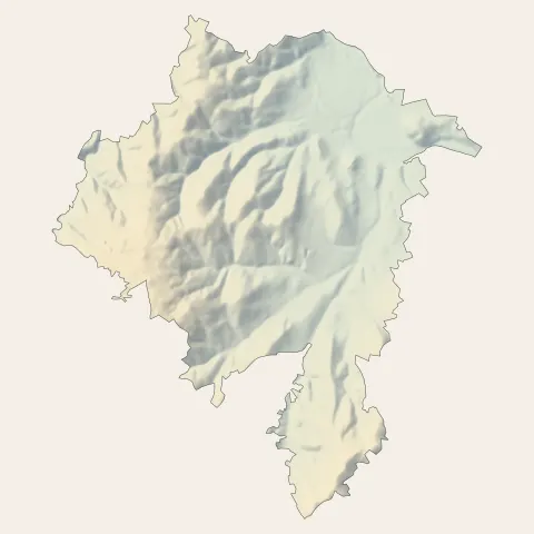 Langeac : relief