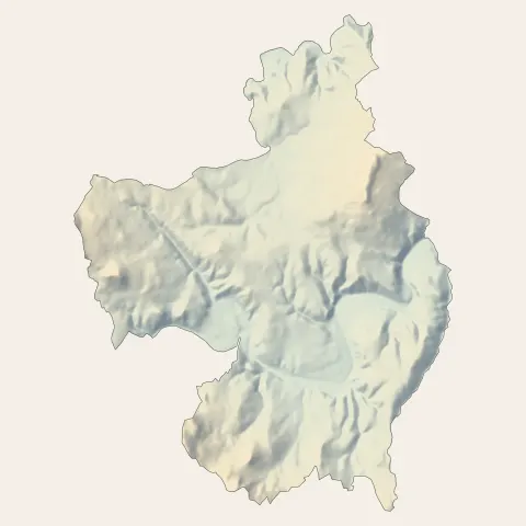 Retournac : relief