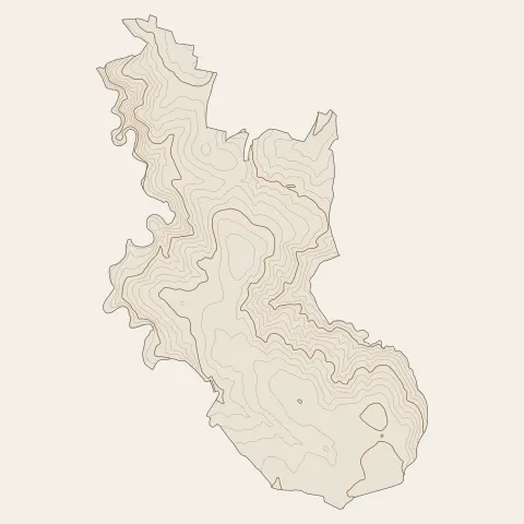 Saint-Ferréol-d'Auroure : courbes de niveau