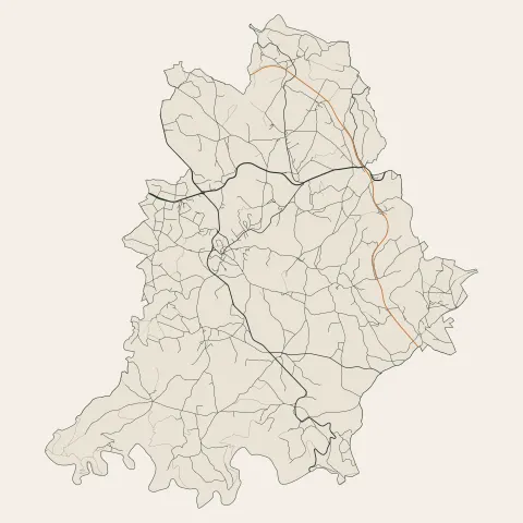 Saint-Pal-de-Mons : voies