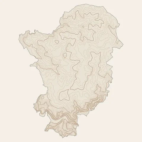 Sainte-Sigolène : courbes de niveau