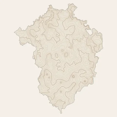 Yssingeaux : courbes de niveau