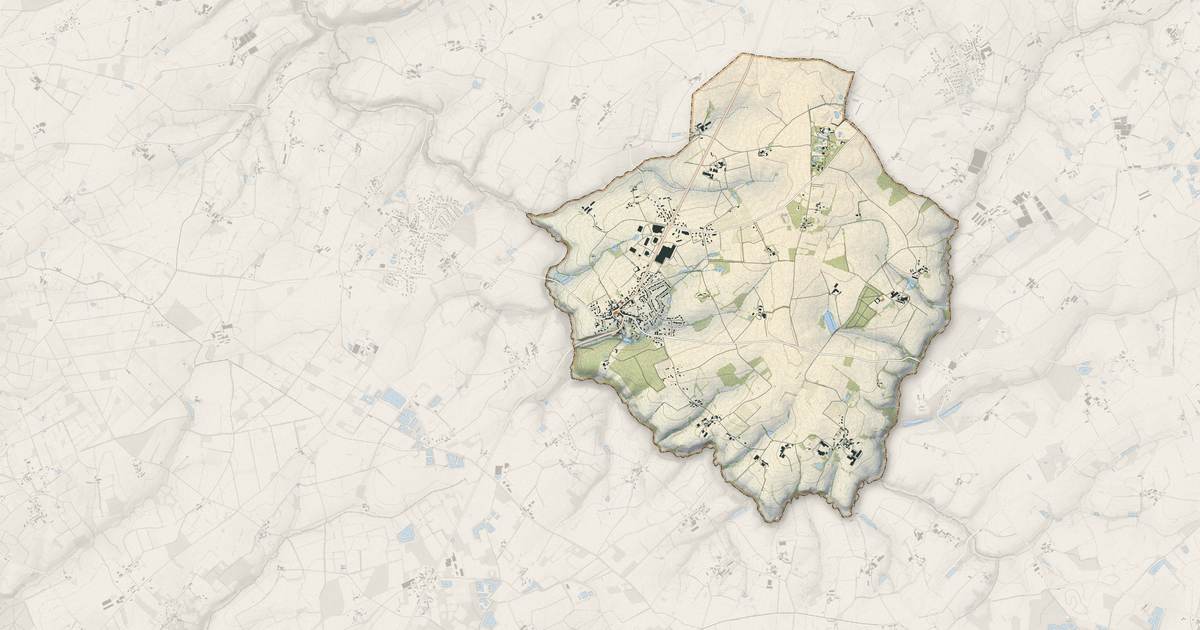Portrait cartographique de La Boissière-du-Doré : relief, eau, forêts, bâti et voies, calculés à partir des données de l'IGN