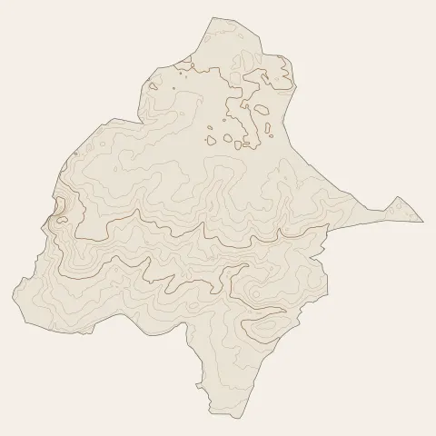 Bouaye : courbes de niveau