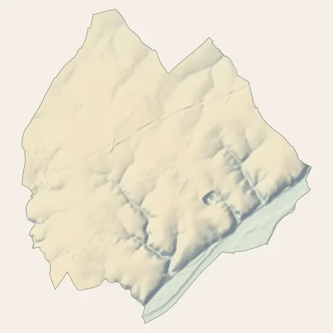 Le Cellier : relief
