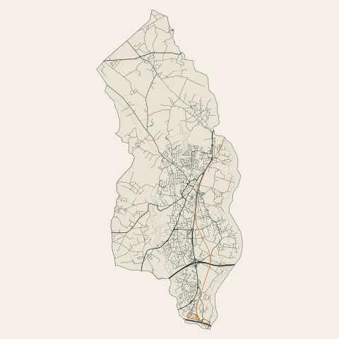 La Chapelle-sur-Erdre : voies