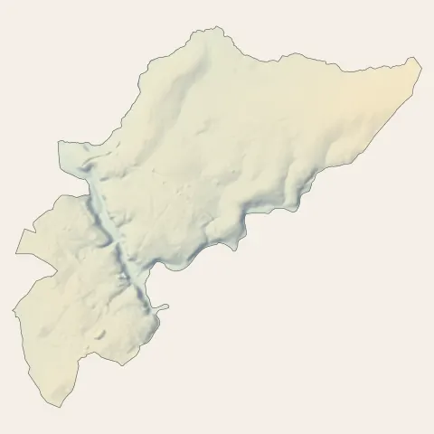 Clisson : relief