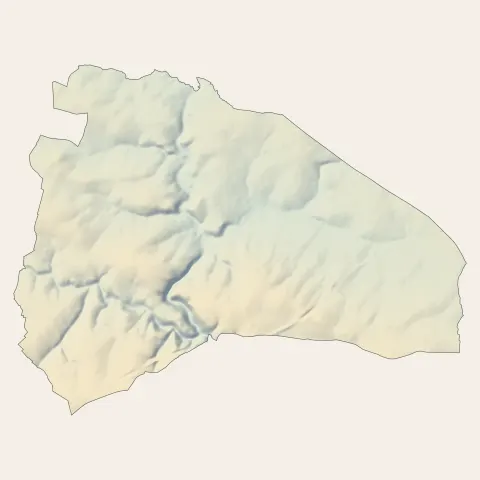 Couffé : relief