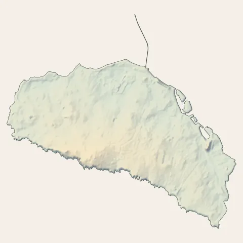 Le Croisic : relief