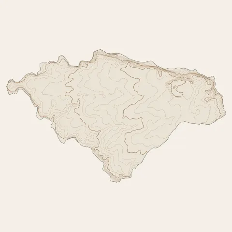 Gétigné : courbes de niveau