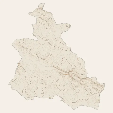 Guémené-Penfao : courbes de niveau