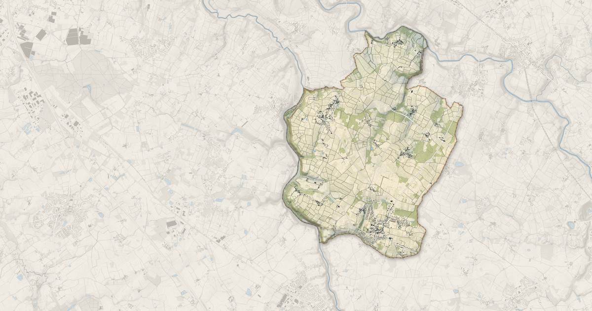 Portrait cartographique de Maisdon-sur-Sèvre : relief, eau, forêts, bâti et voies, calculés à partir des données de l'IGN