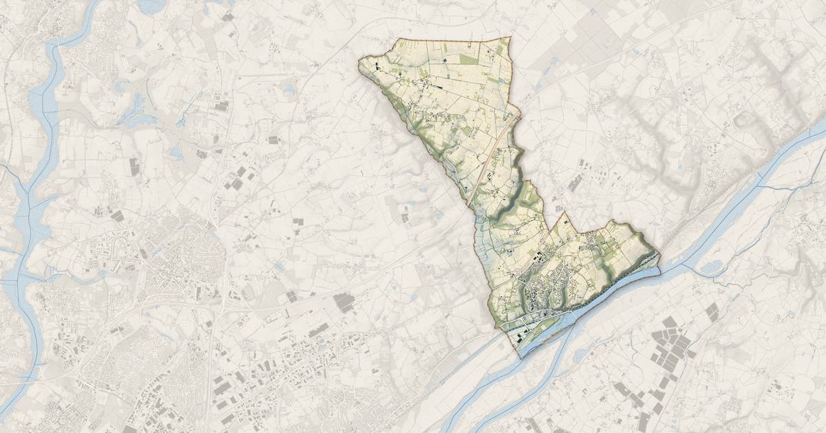 Portrait cartographique de Mauves-sur-Loire : relief, eau, forêts, bâti et voies, calculés à partir des données de l'IGN