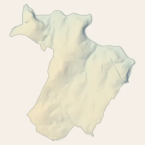 Monnières : relief