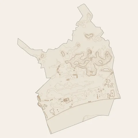 Montoir-de-Bretagne : courbes de niveau