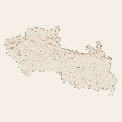 Mouzillon : courbes de niveau