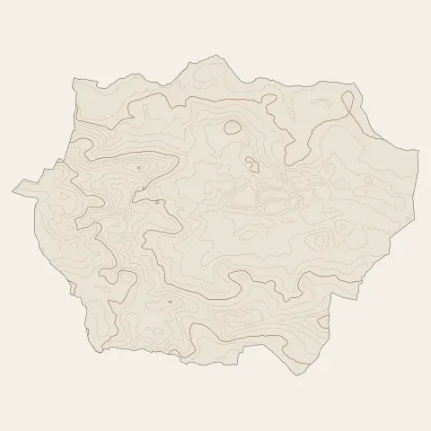 Nozay : courbes de niveau