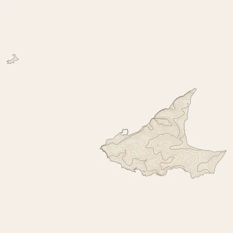 Piriac-sur-Mer : courbes de niveau